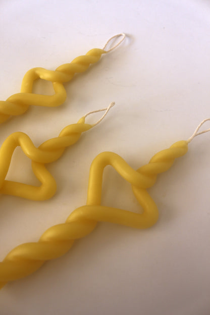 Coppia Heart Candles ~ Duplero San Valentino - Le Inseparabili