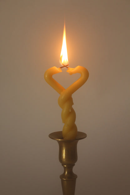 Coppia Heart Candles ~ Duplero San Valentino - Le Inseparabili